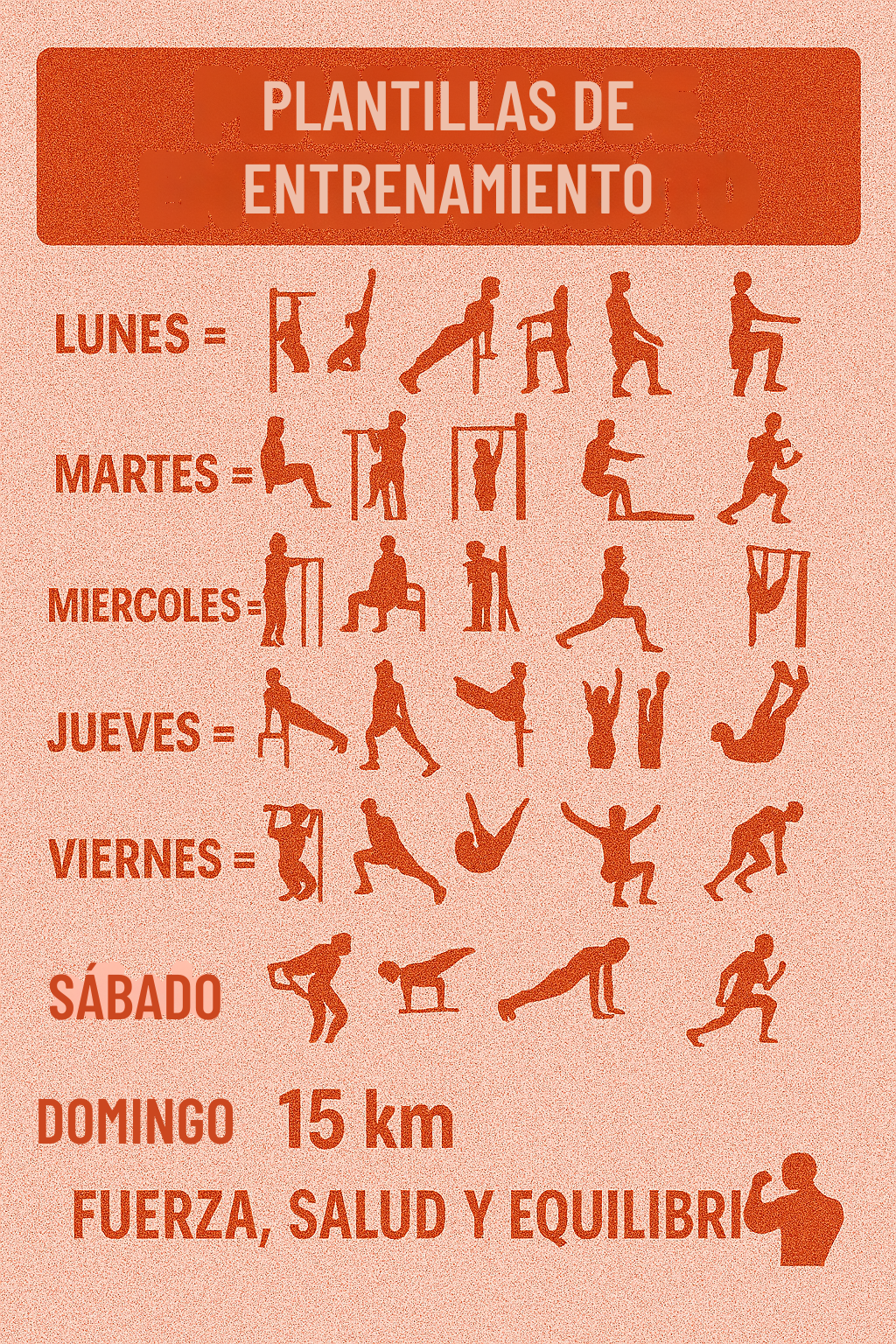 Plantillas de entrenamiento